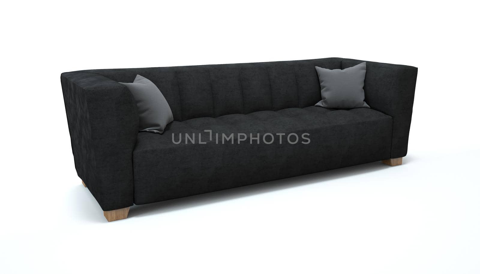 3d render of a sofa on an isolated white background. by N_Design