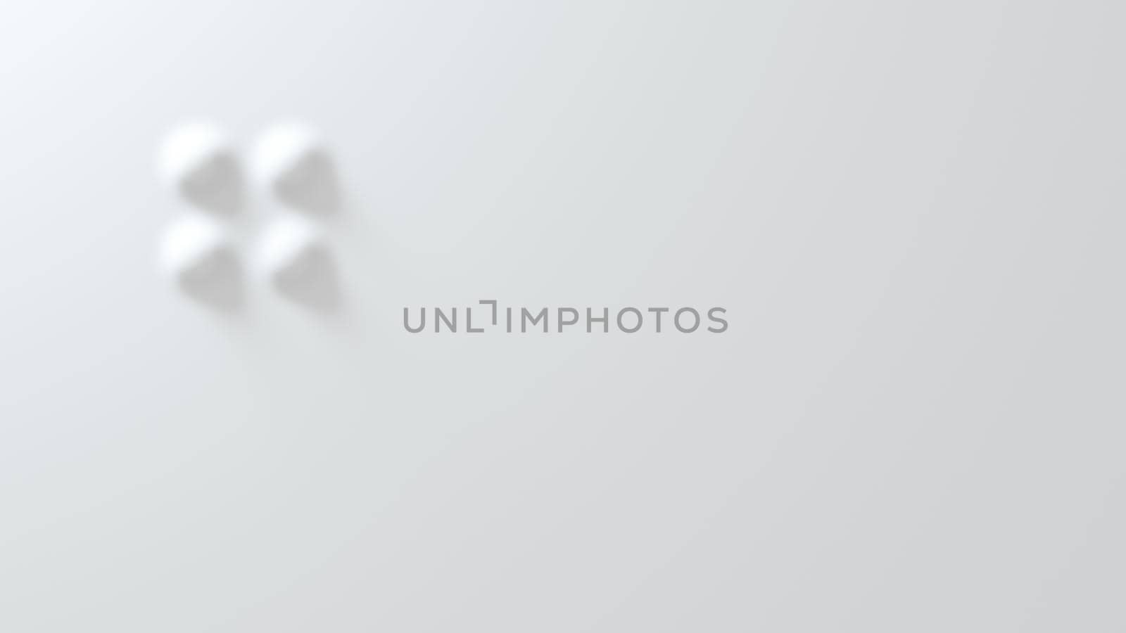 White convex background made of anti-aliased geometry. 3d rendering by N_Design