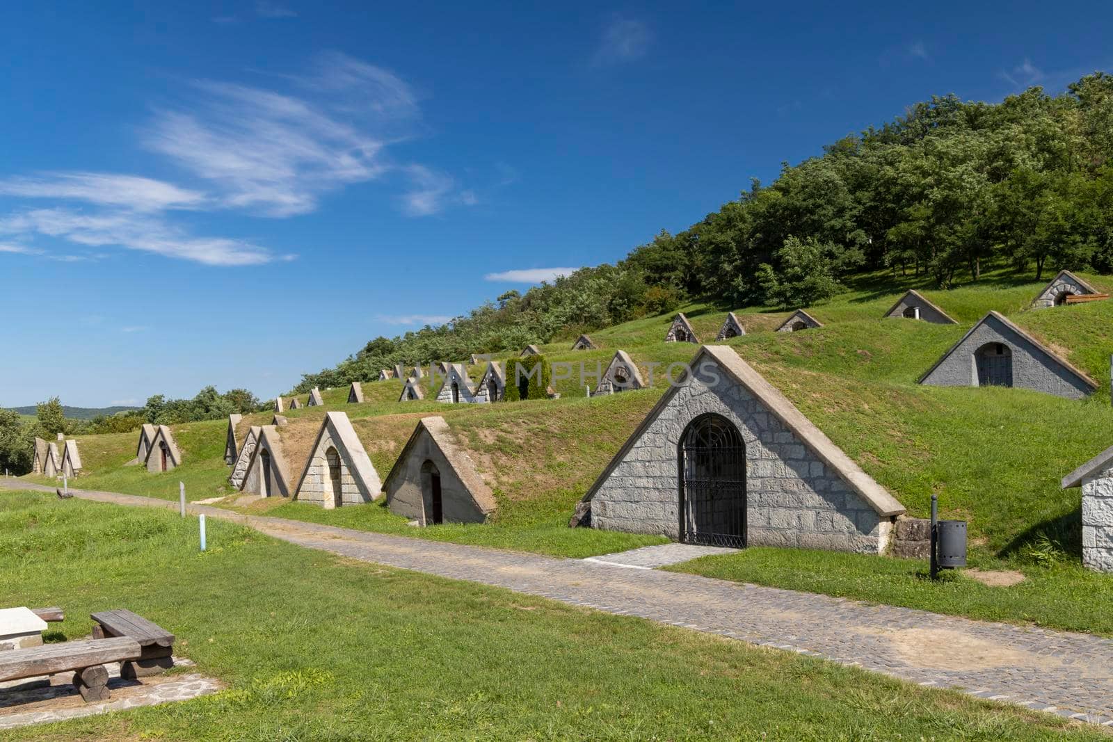 Gombos-hegyi pincesor in Hercegkut, UNESCO site, Great Plain, North Hungary