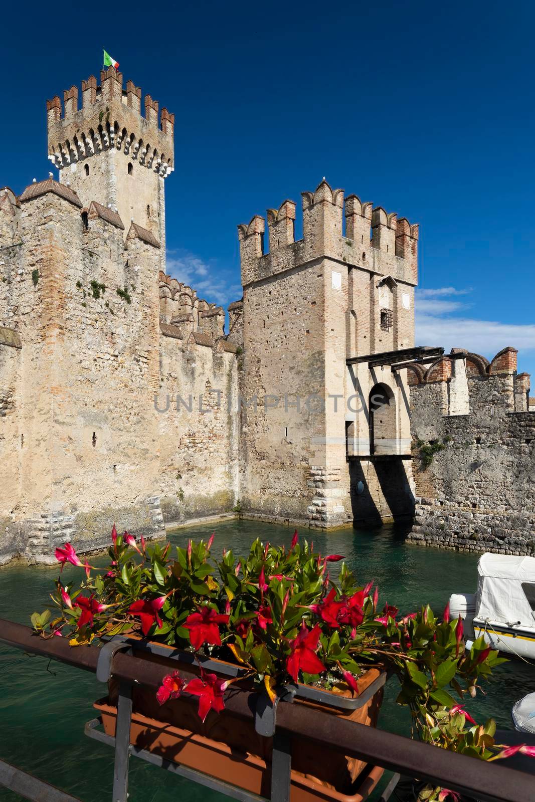 Sirmione castle, Lake Garda, Lombardy region, Italy