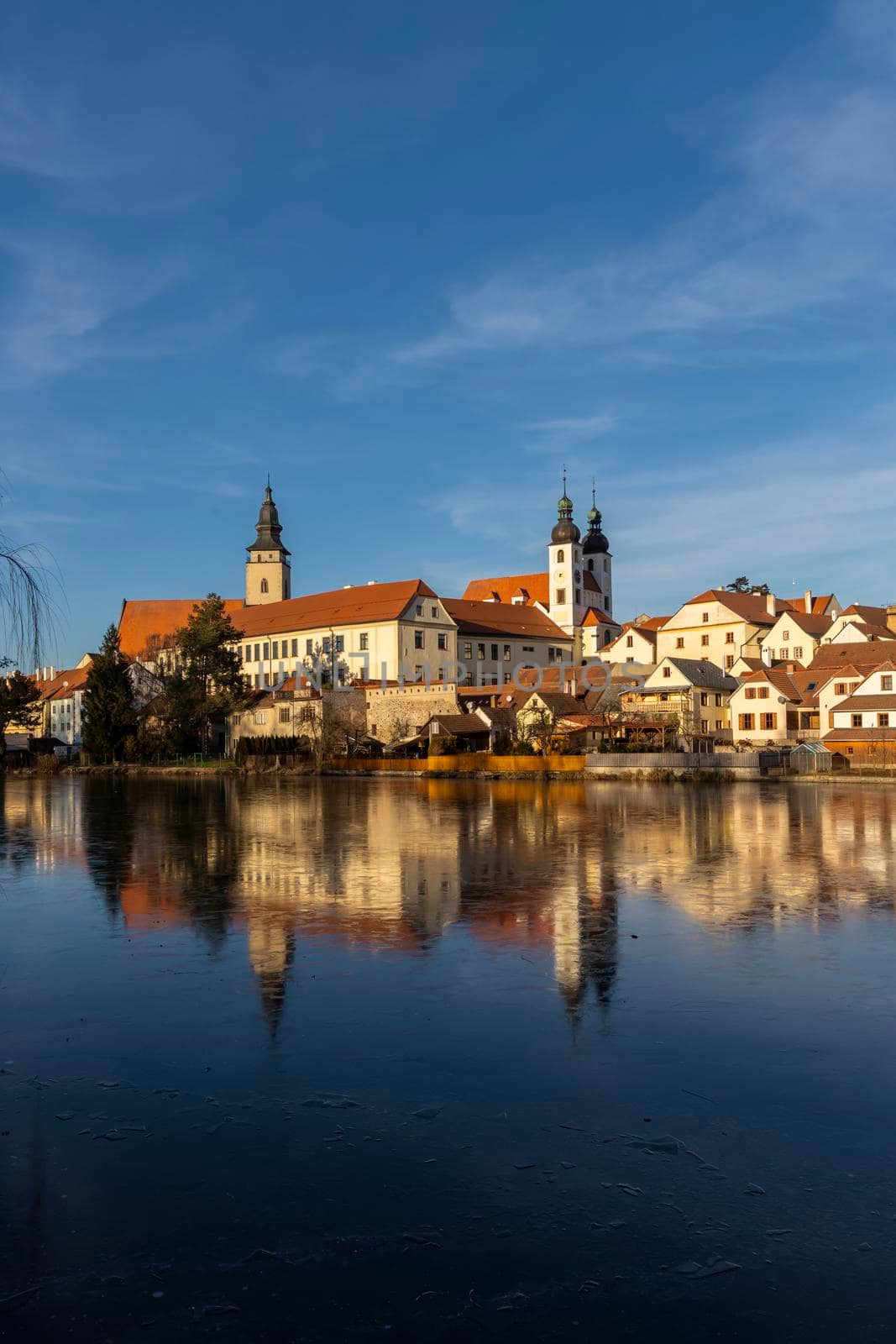 Telc, Unesco world heritage site, Southern Moravia, Czech Republic.