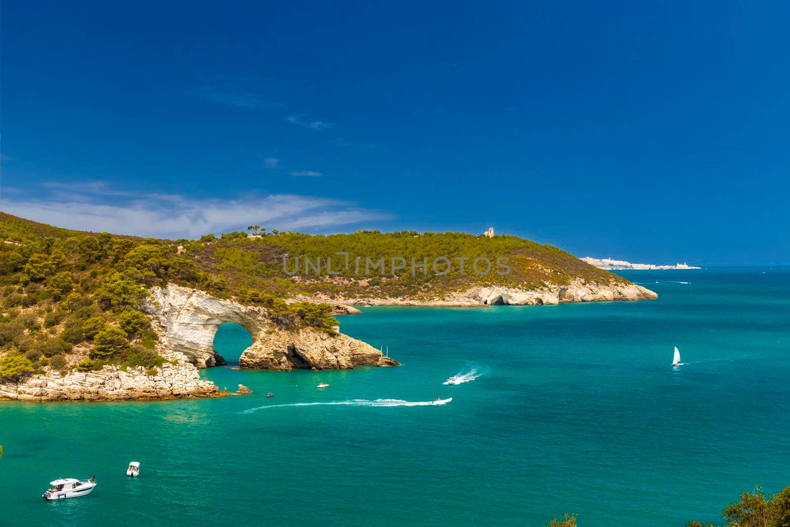 Arco di San Felice near Vieste, National park Gargano, Apulia, Italy by phbcz