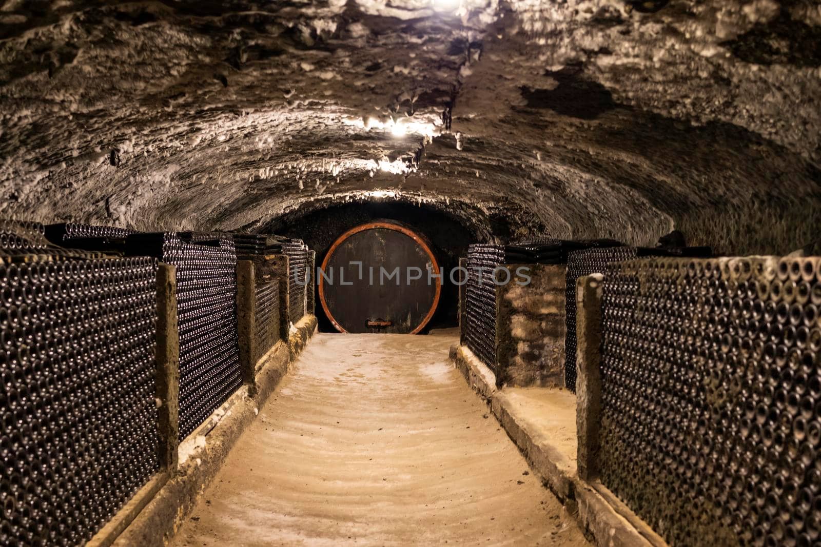 wine cellars with barrels near Eger, Hungary by phbcz