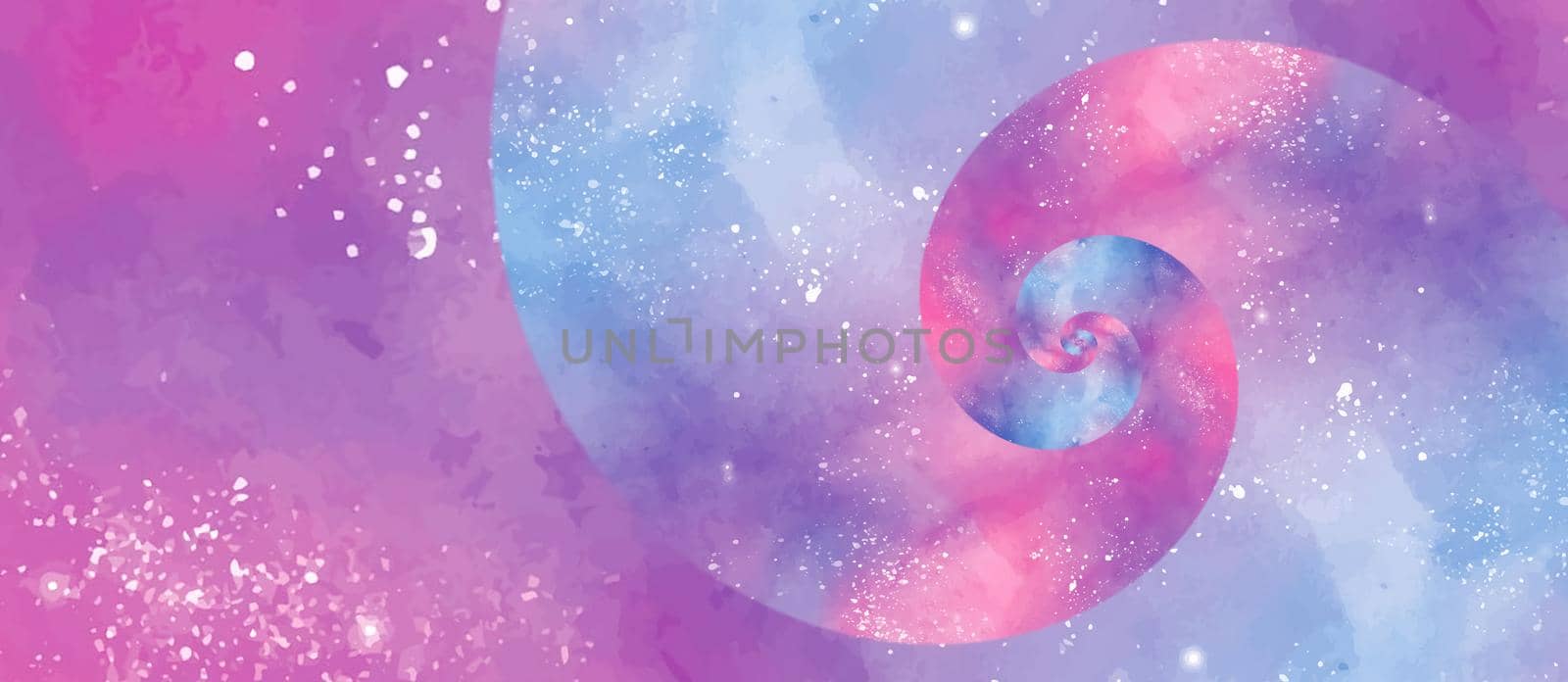 Watercolor detail for decoration. Blue and pink tie dye texture. Abstract tie dye background