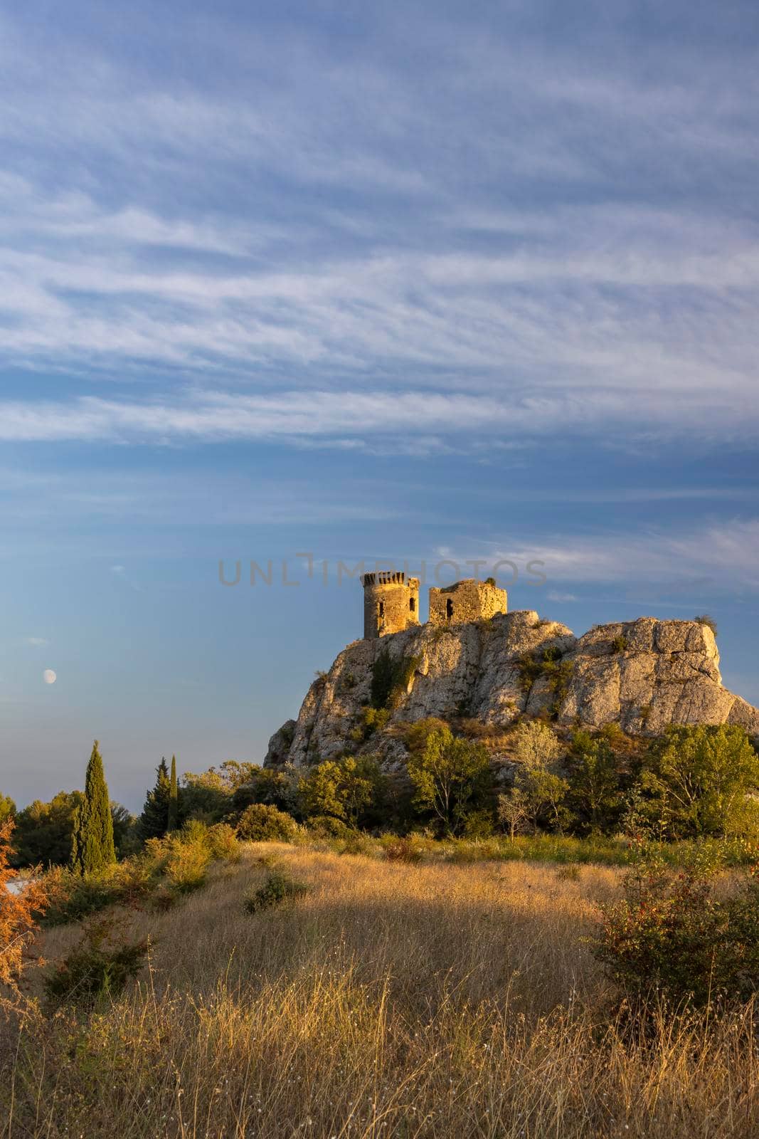 Chateau de l´Hers ruins near Chateauneuf-du-Pape, Provence, France by phbcz