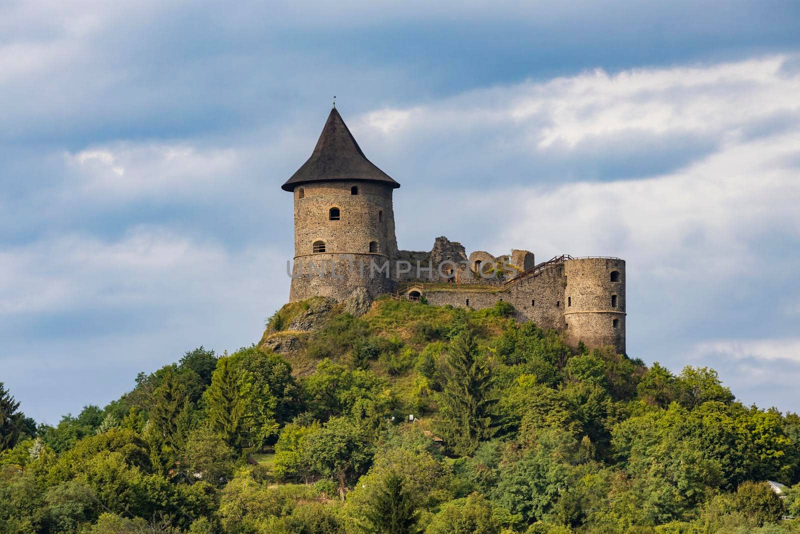 castle Somoska on Slovakia Hungarian border by phbcz