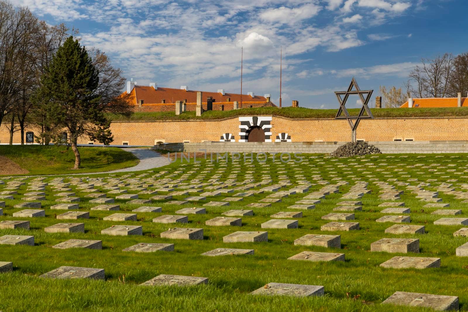 Small fortress and memorial to victims 2nd World War, Terezin, Northern Bohemia, Czech Republic by phbcz