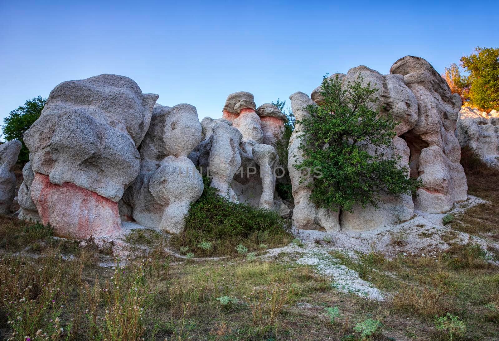 The natural phenomenon Kamenna Svatba or The Stone Wedding near city Kardzhali, Bulgaria