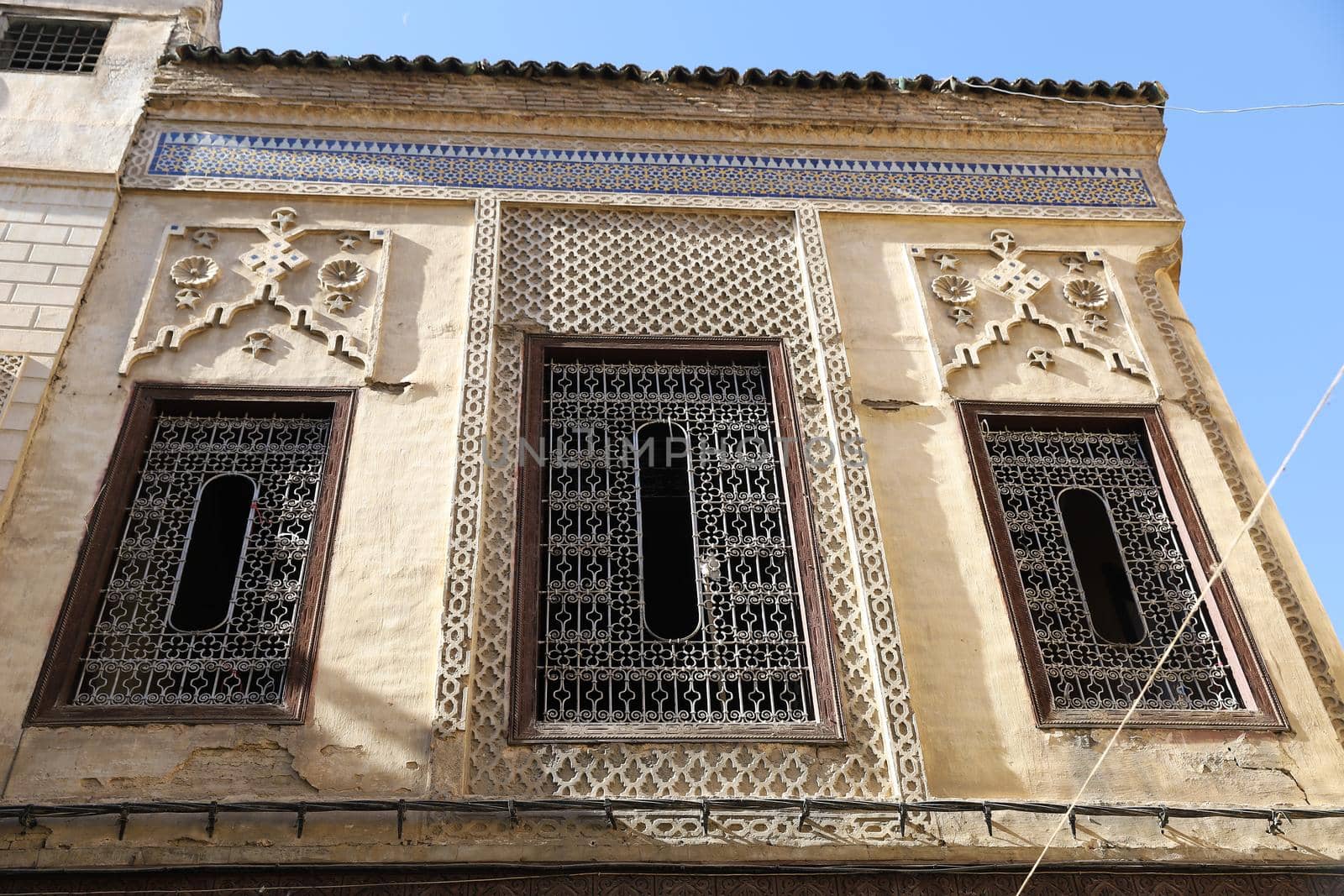 An Old Building in Fez City, Morocco