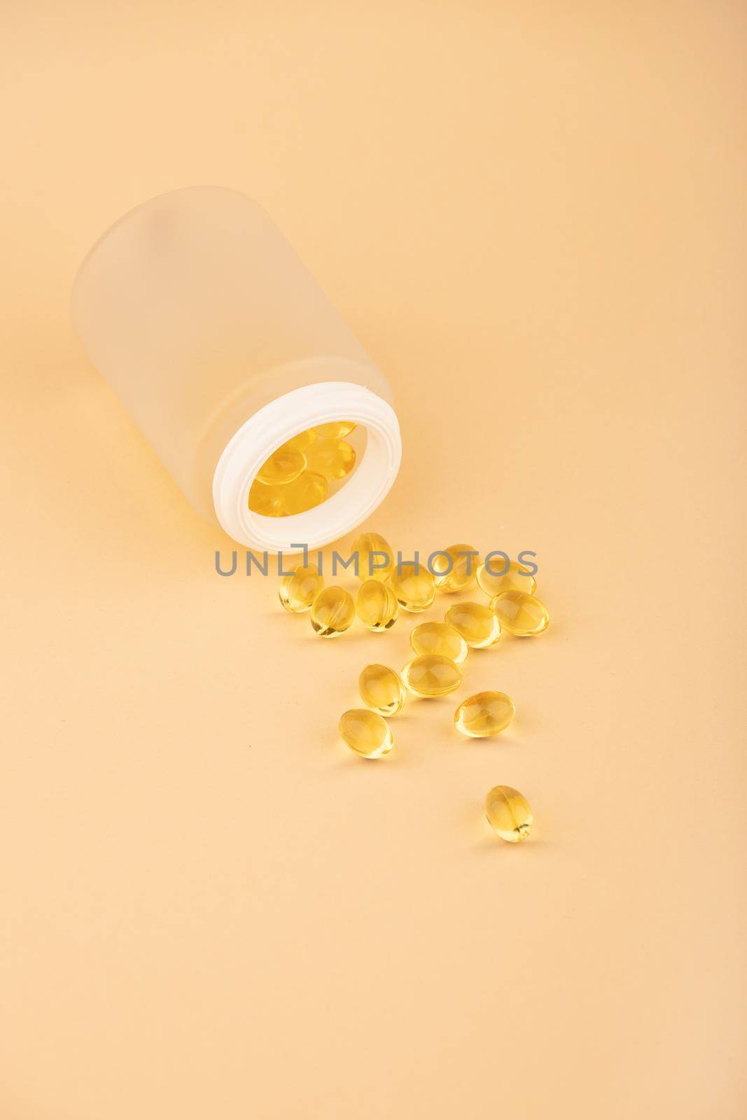 Biologically active food supplement. Omega 3 capsules. Fish fat. by bySergPo