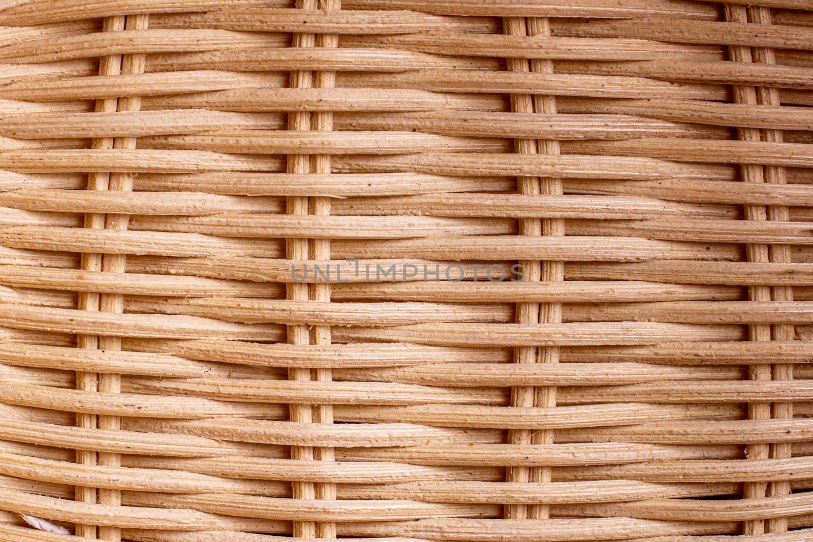 hand-woven wave weave texture. weaving of wooden rods. close-up
