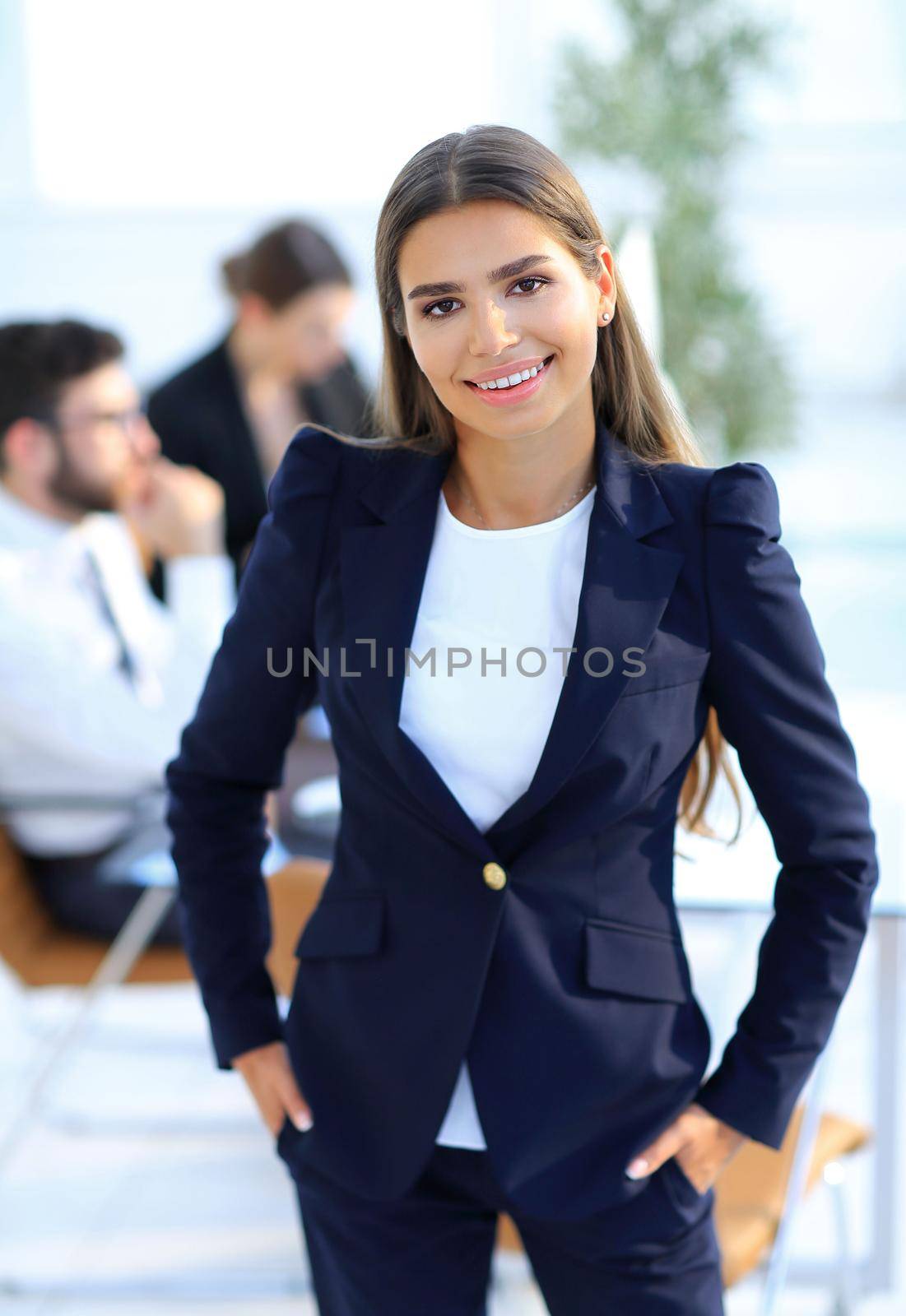 closeup.confident young business woman by asdf