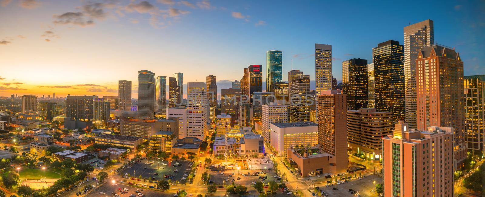 Downtown Houston skyline by f11photo