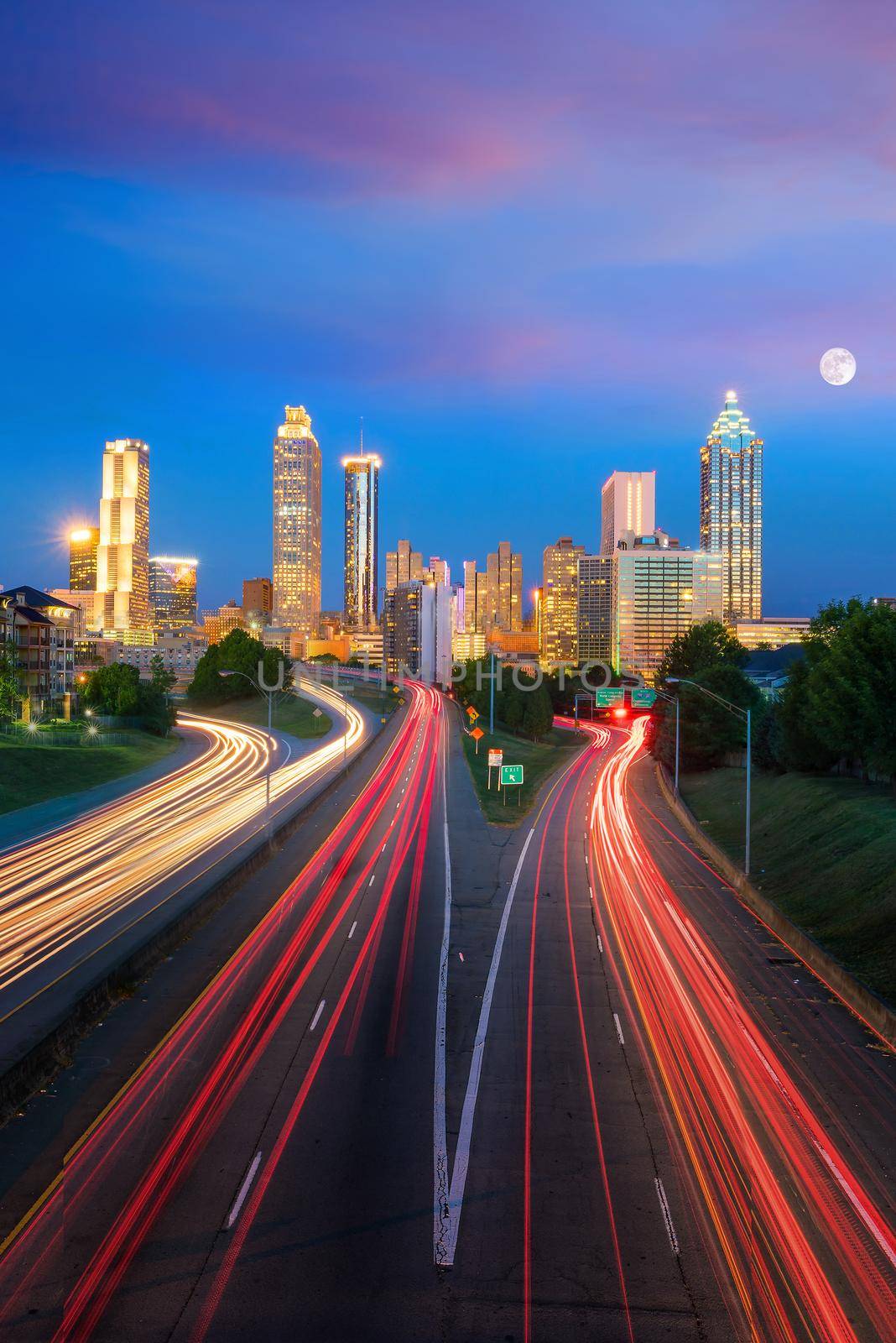 Skyline of Atlanta city by f11photo