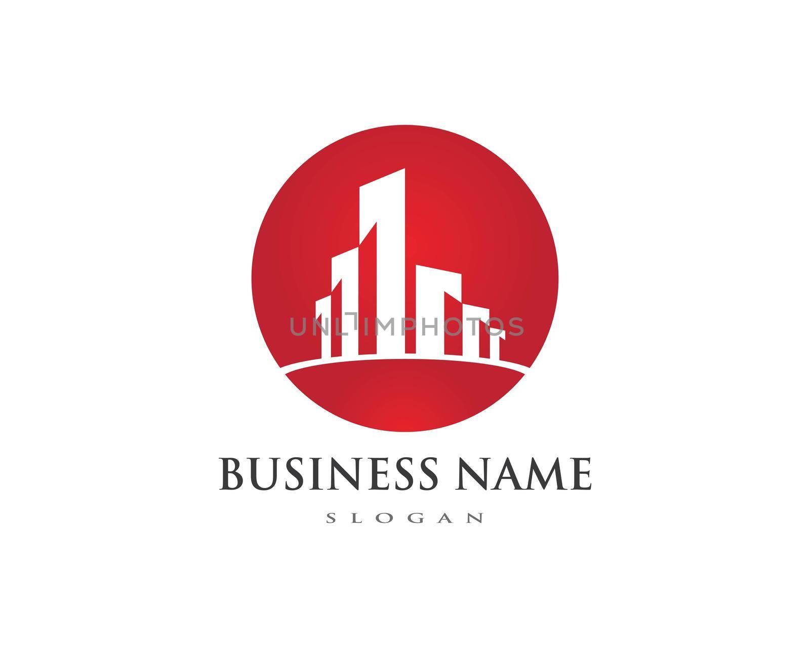 Real Estate , Property and Construction Logo design for business corporate sign . Vector Logo