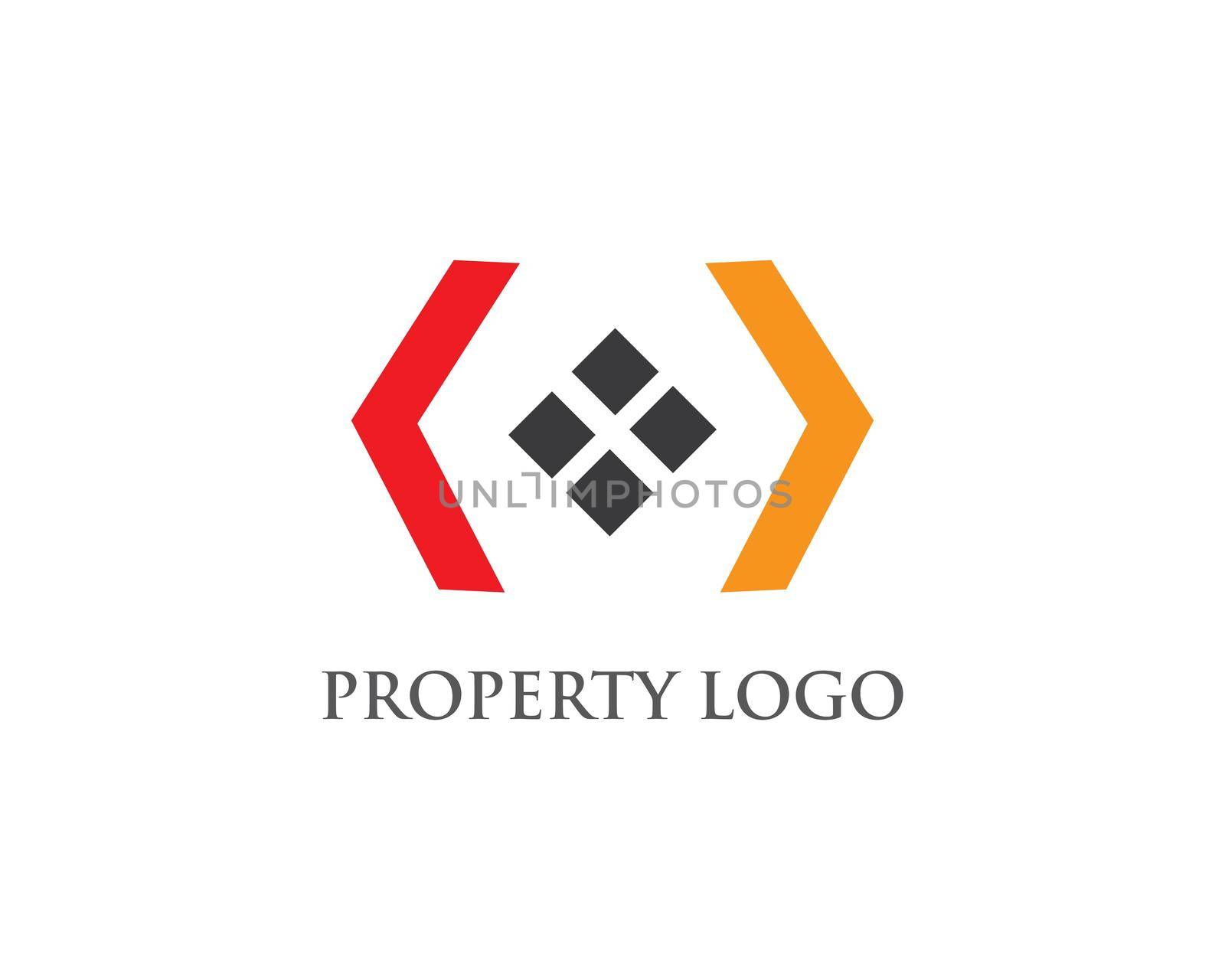 Real Estate , Property and Construction Logo design for business corporate sign . Vector Logo