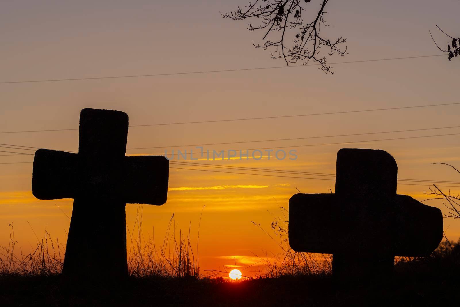Reconciliation crosses near Milhostov, Western Bohemia, Czech Republic by phbcz