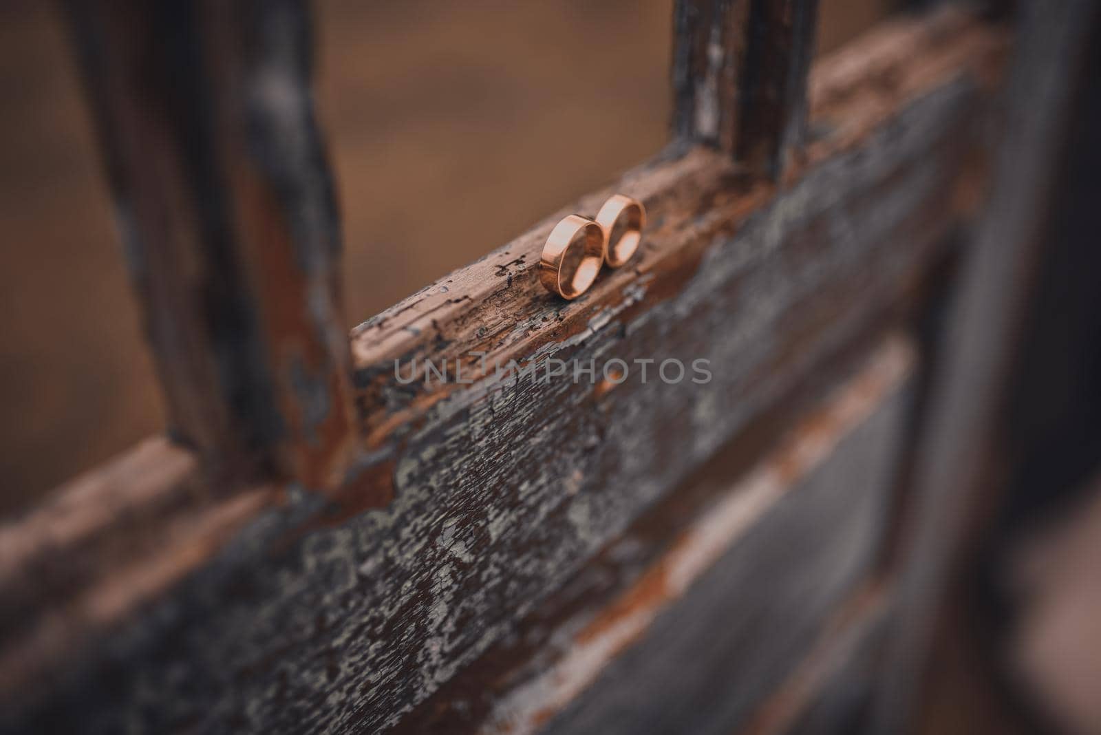 wedding rings bride and groom on the background by AndriiDrachuk