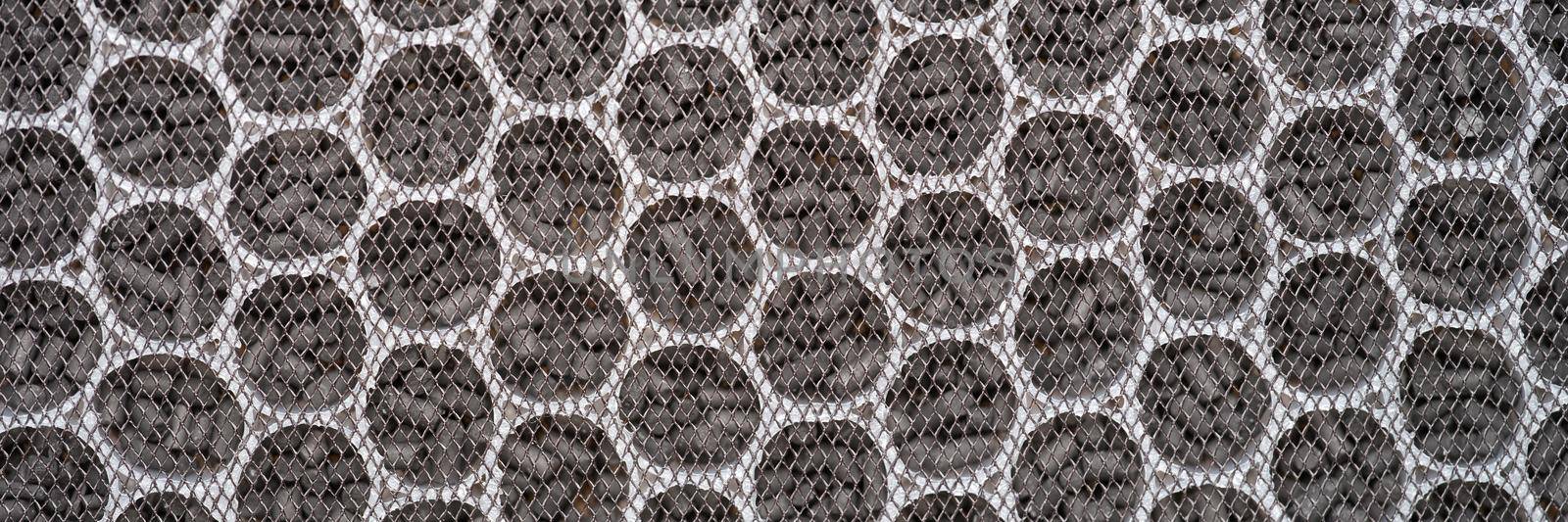 Air purification system filter grill, close-up by kuprevich