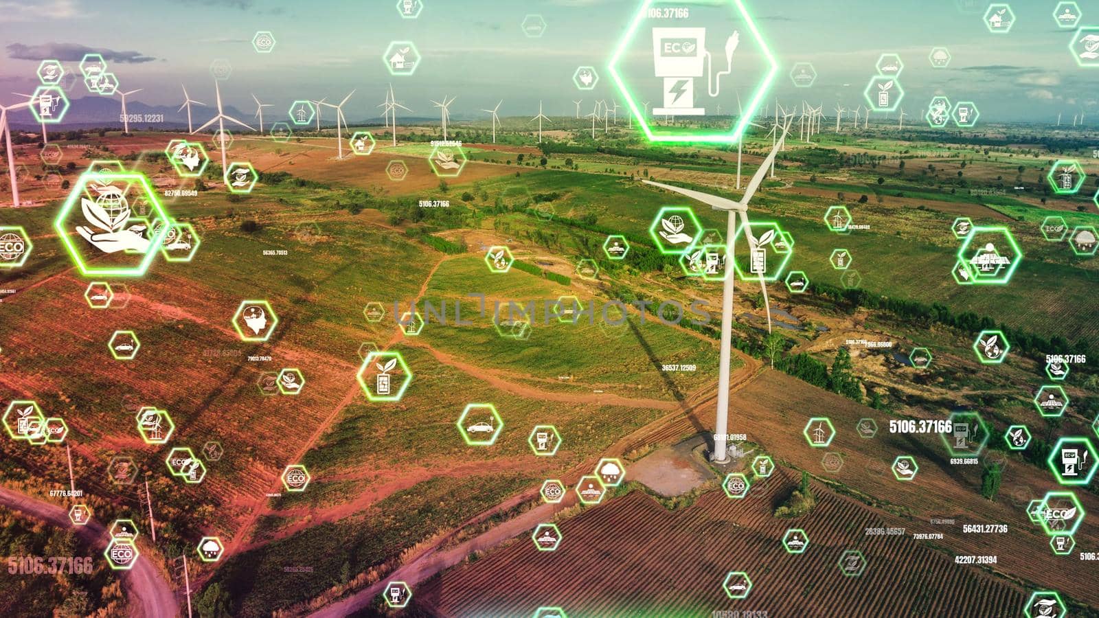 Environmental conservation technology and approaching global sustainable ESG by clean energy and power from renewable natural resources