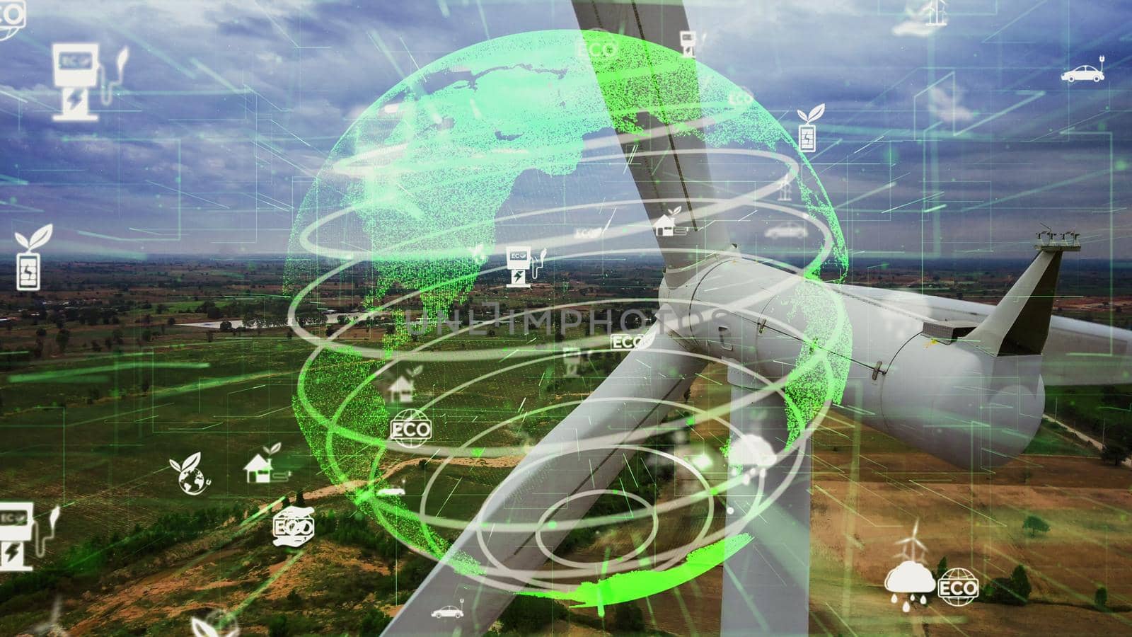 Environmental conservation technology and approaching global sustainable ESG by clean energy and power from renewable natural resources