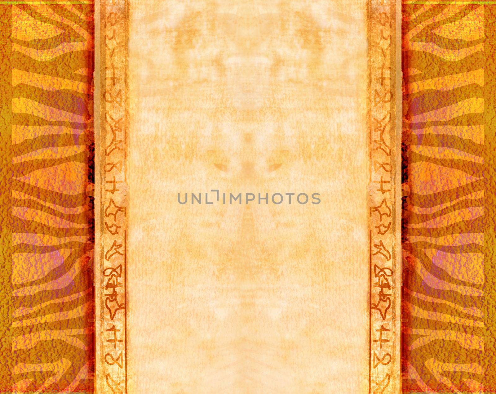 Grunge background - african traditional patterns