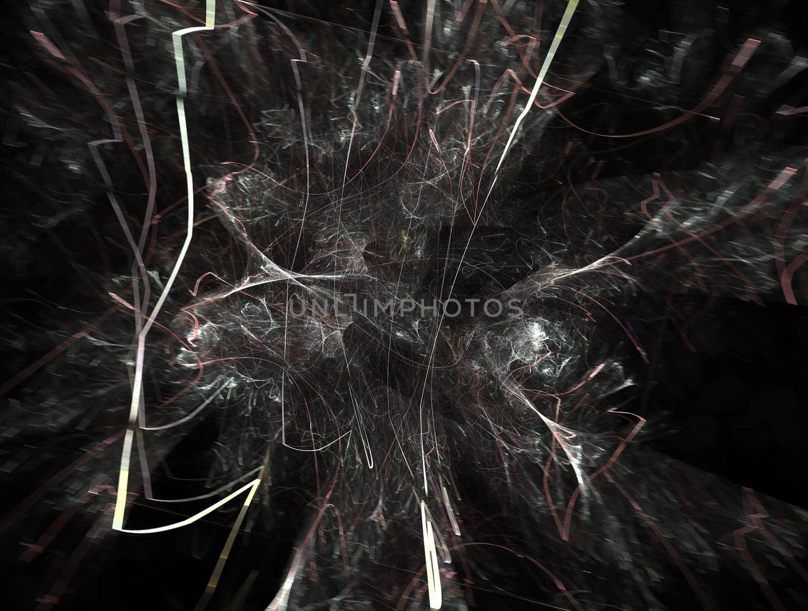 Imaginatory lush fractal texture image abstract background