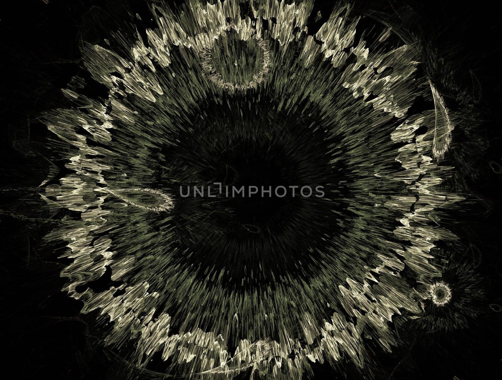 Imaginatory lush fractal texture image abstract background
