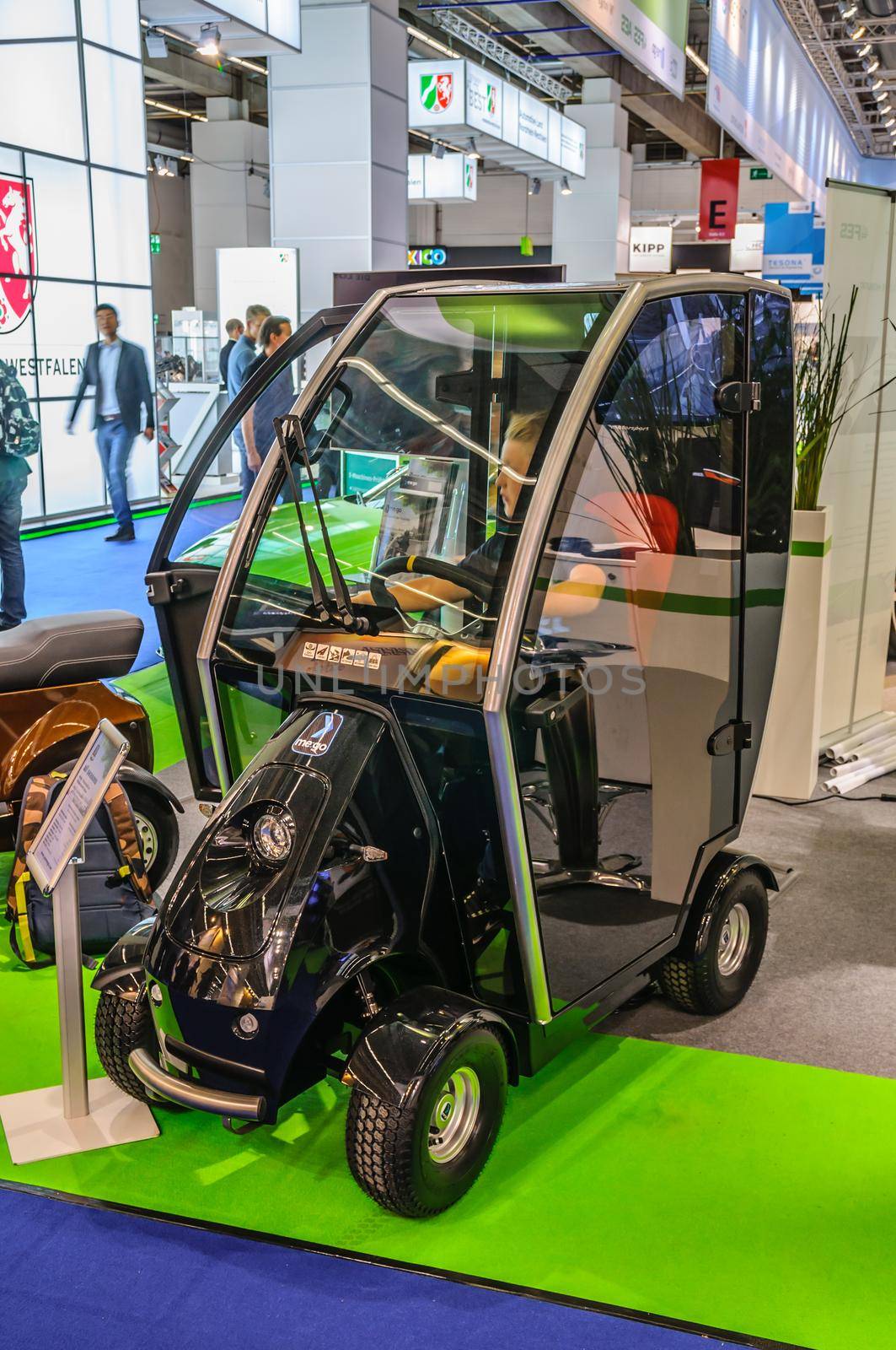 FRANKFURT - SEPT 2015: electric car NEXXT prototype presented at by Eagle2308