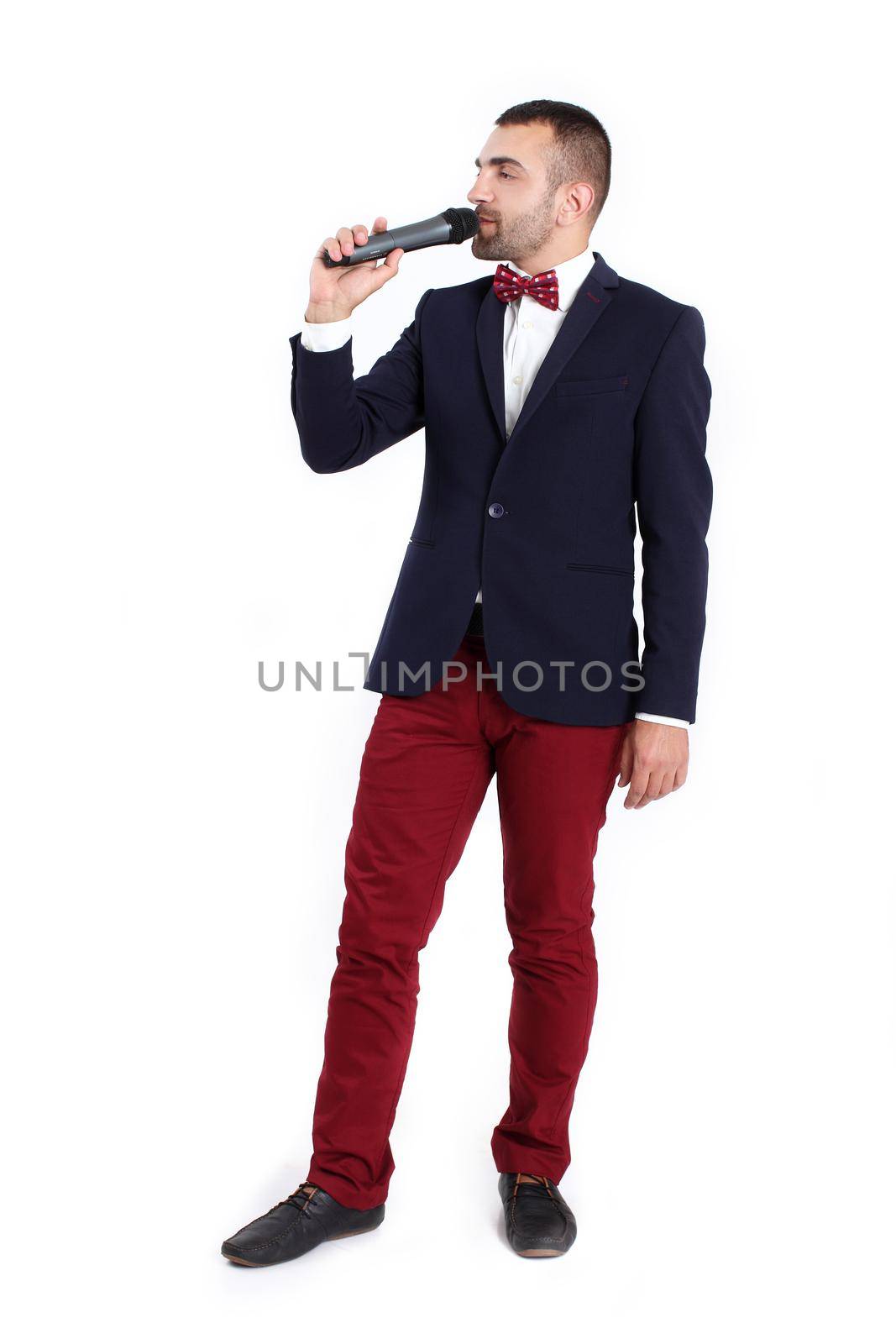 red bowtie isolated