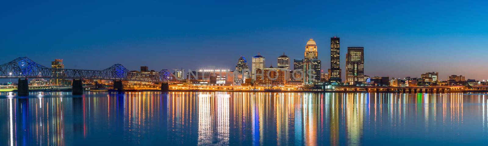 View of  Skyline downtown Louisville by f11photo