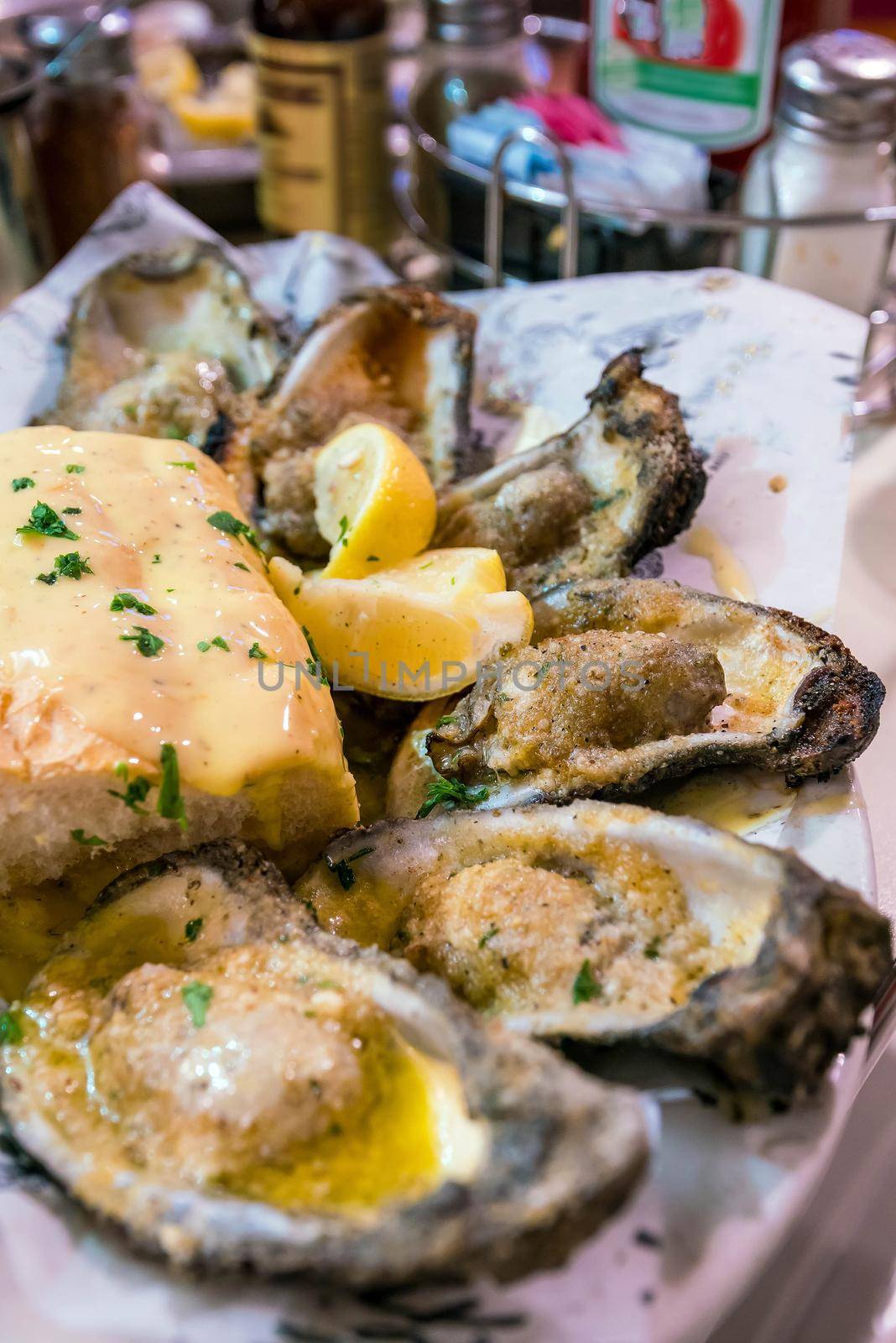 New Orleans Char-Grilled Oysters with Lemon