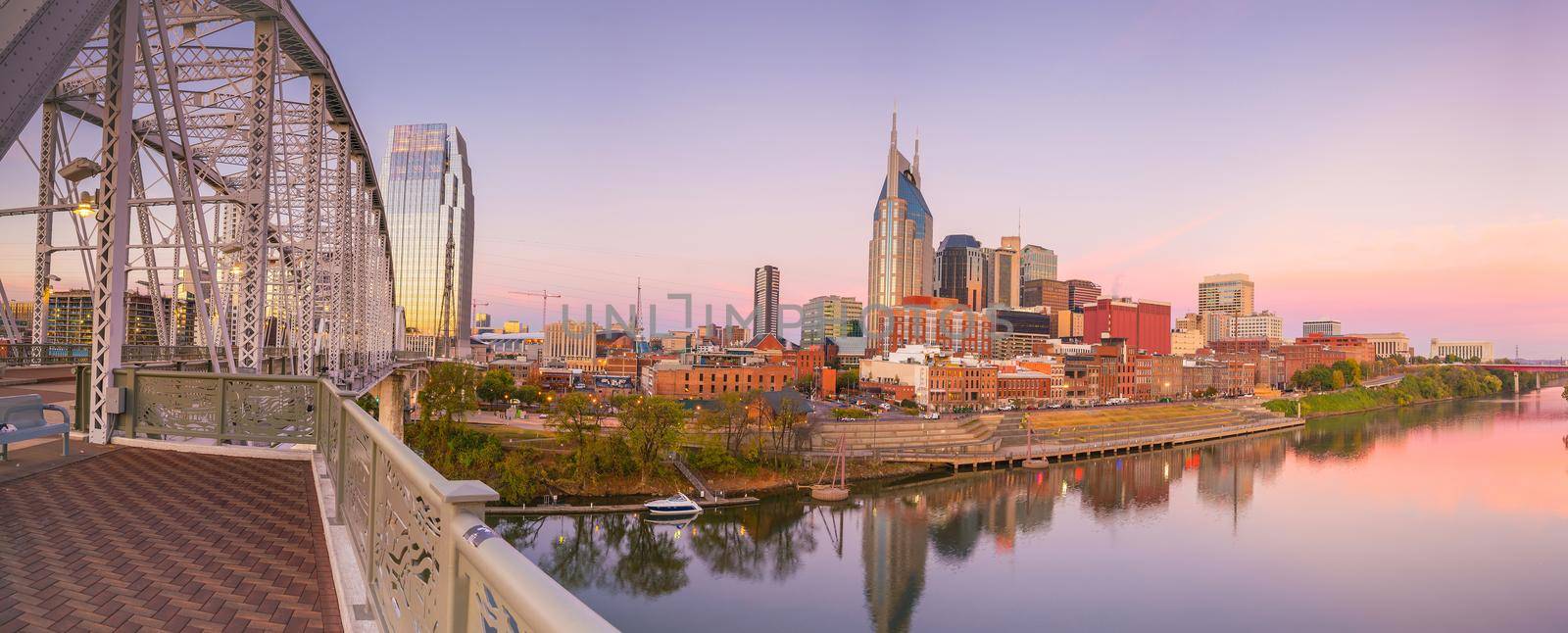 Nashville, Tennessee downtown skyline  by f11photo