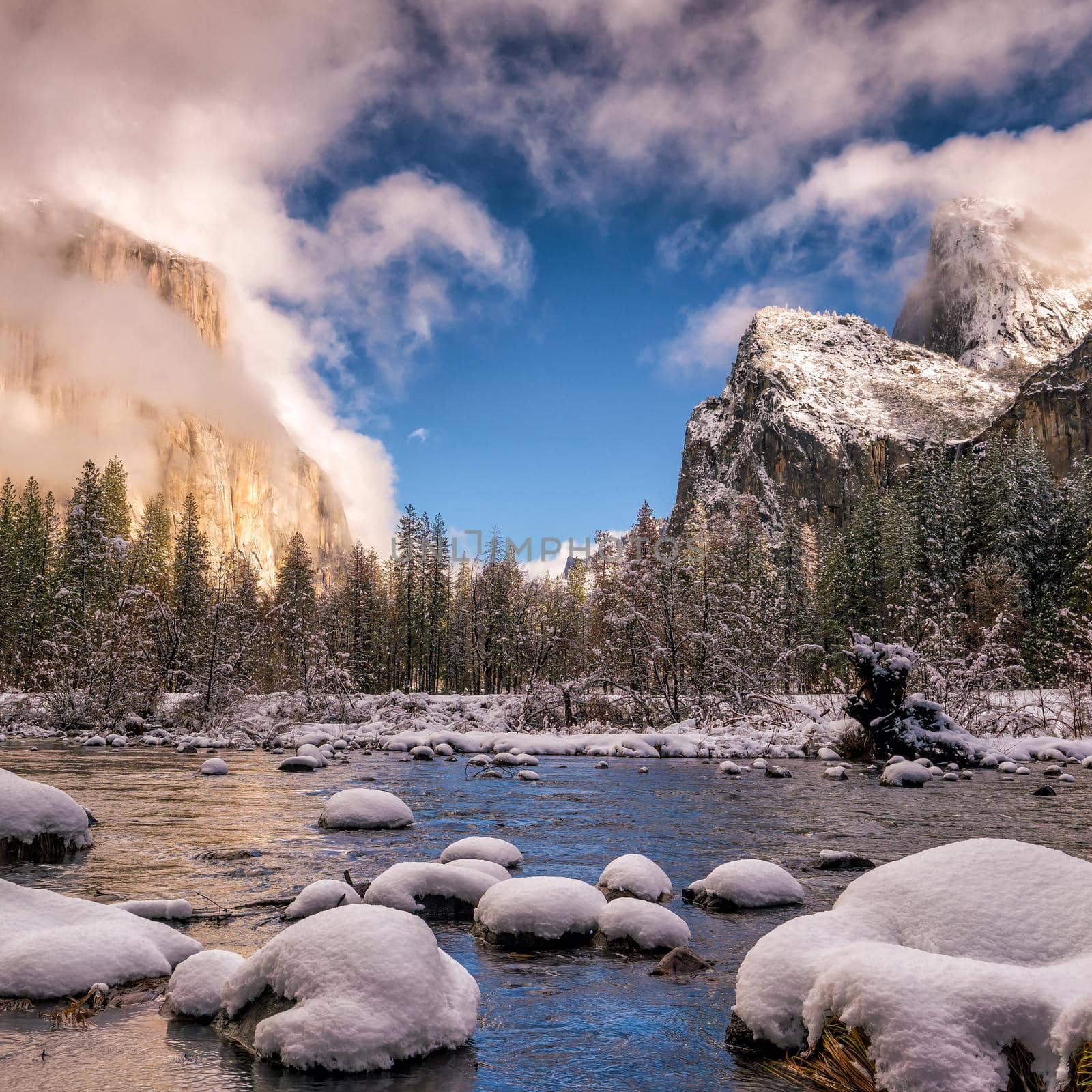 Yosemite National Park in winter by f11photo