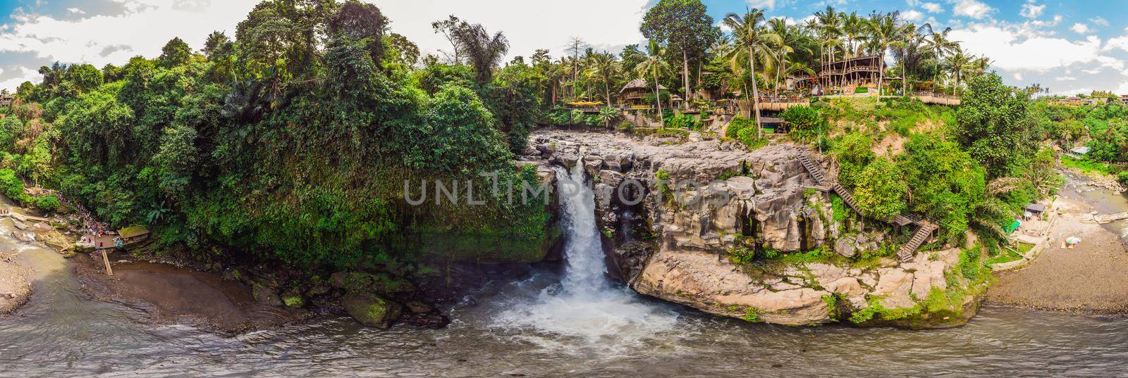 Tegenungan waterfall located in Gianyar regency Bali by galitskaya