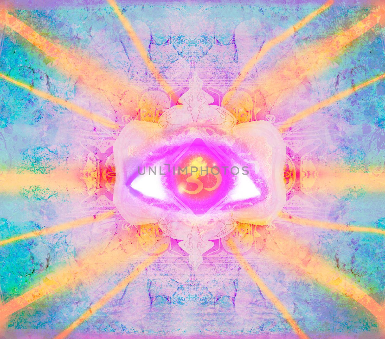 illustration of a third eye mystical sign by JackyBrown