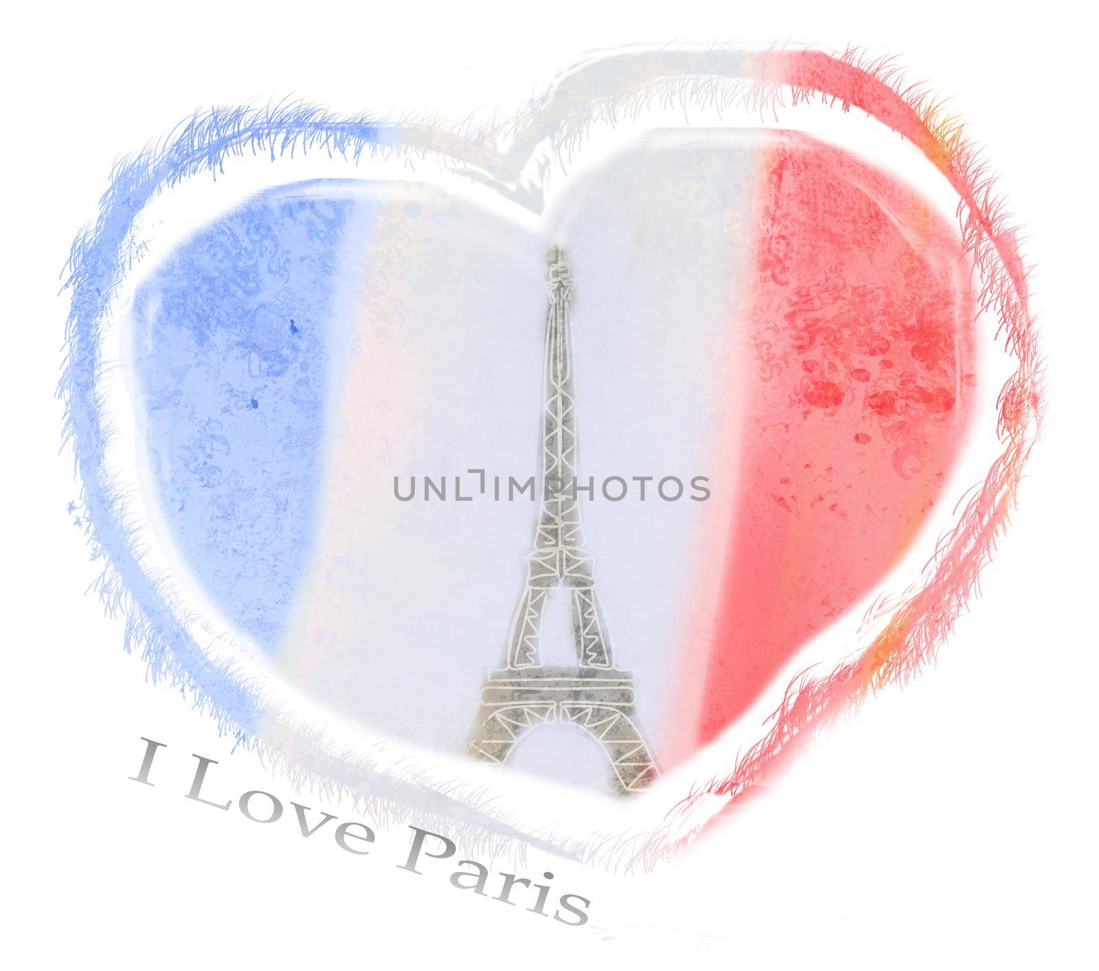 I Love Paris design