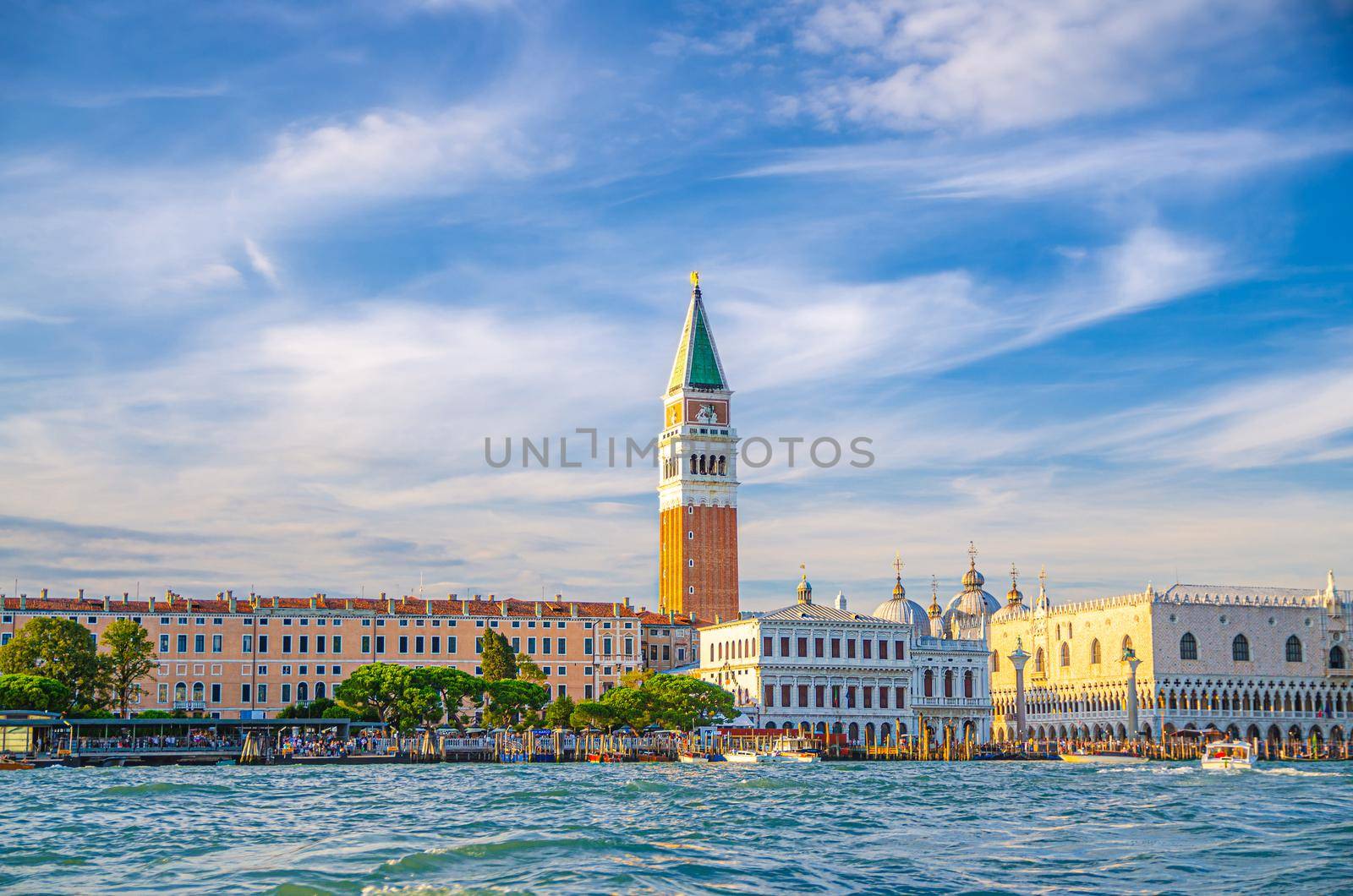 Venice cityscape with San Marco basin of Venetian lagoon by Aliaksandr_Antanovich