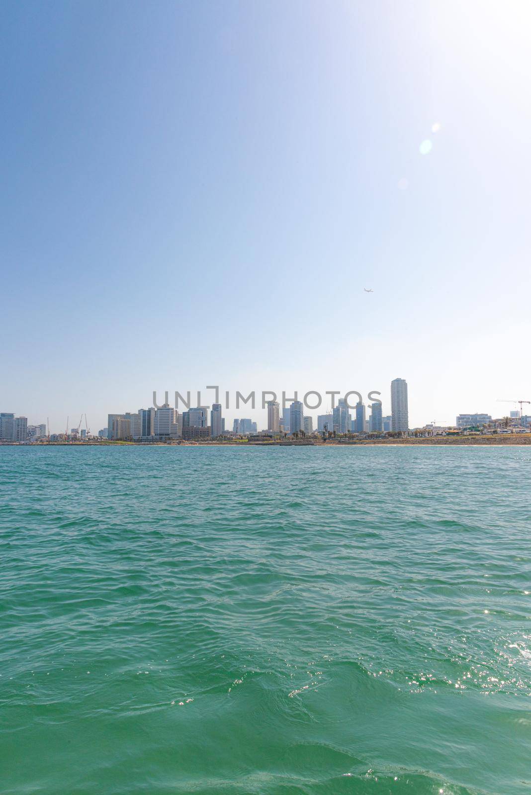 View of Tel Aviv skyline from Jaffa port by avirozen