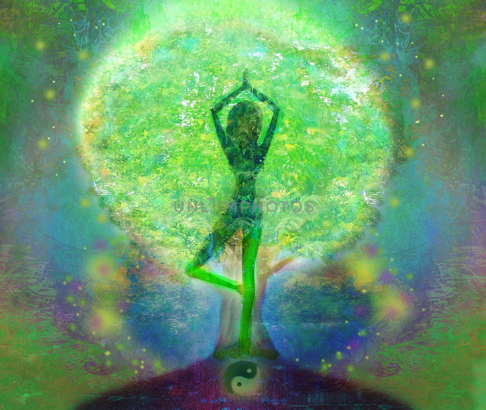 Yoga Tree of Life by JackyBrown