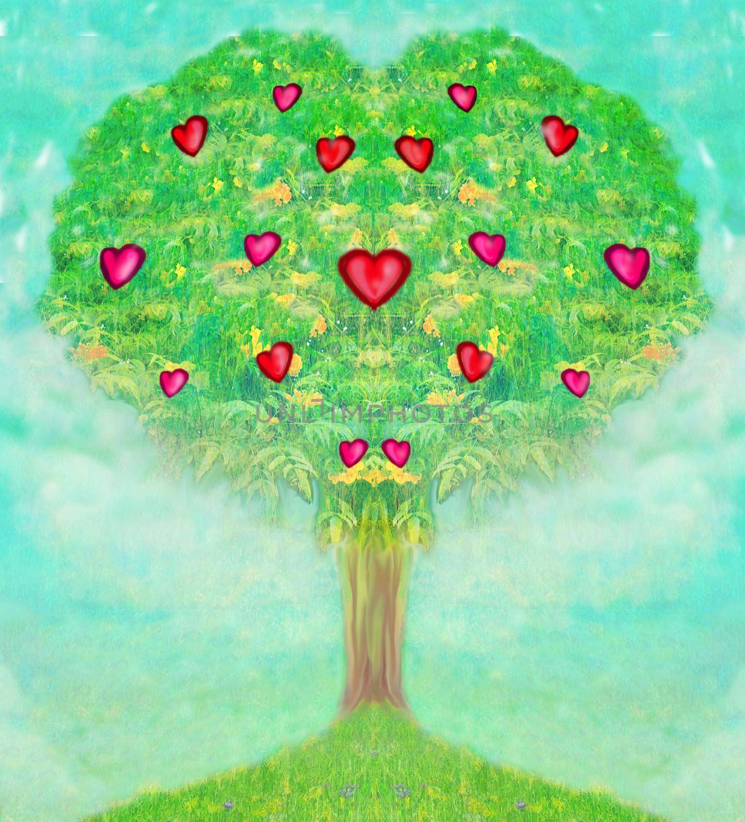 Tree of love by JackyBrown