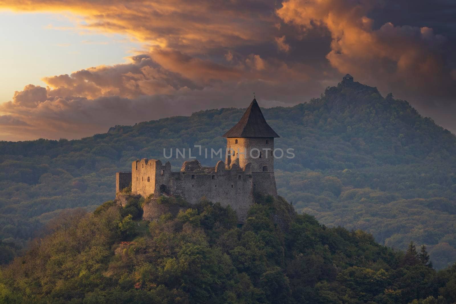 Somoska castle on Slovakia Hungarian border by phbcz