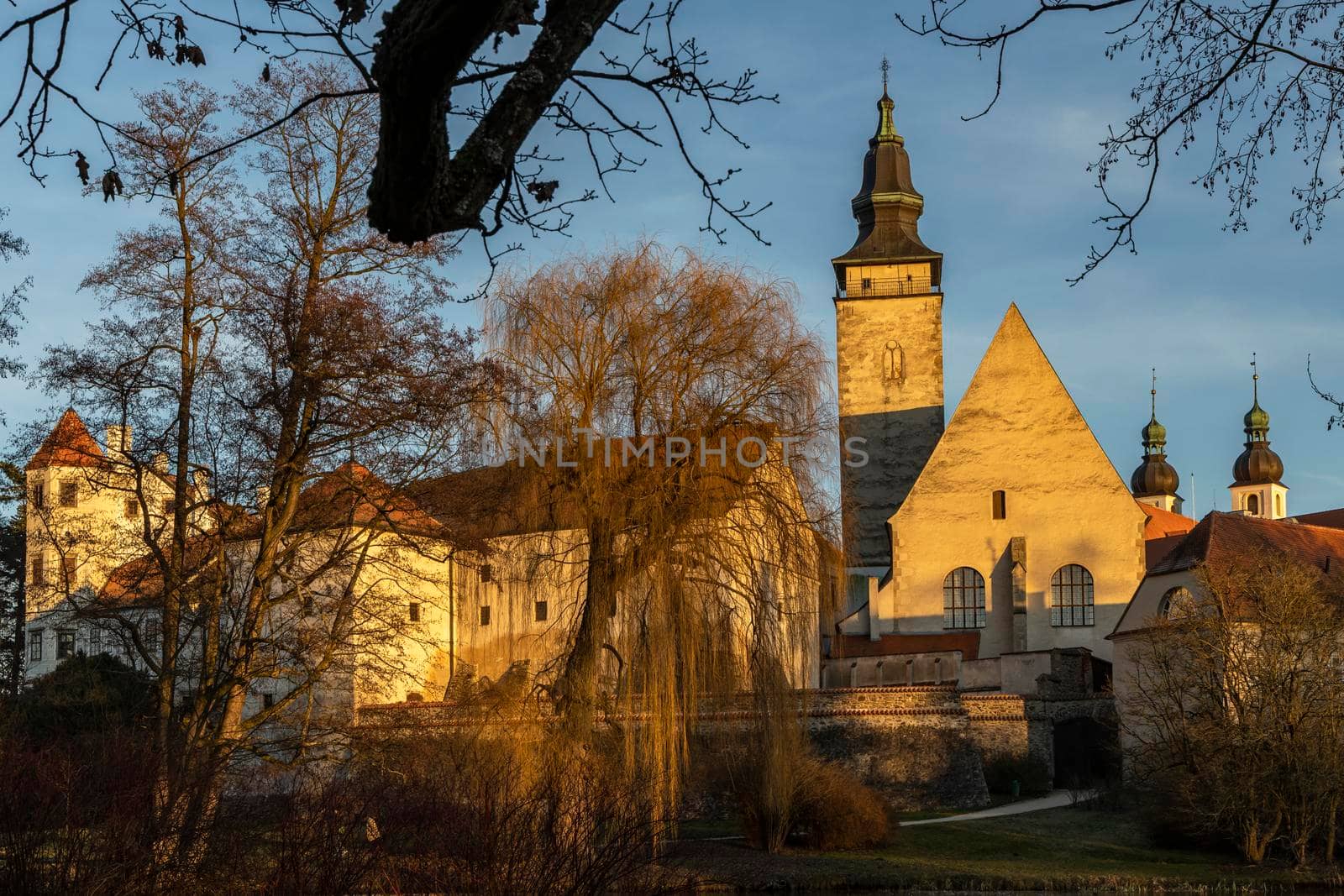 Telc, Unesco world heritage site, Southern Moravia, Czech Republic.