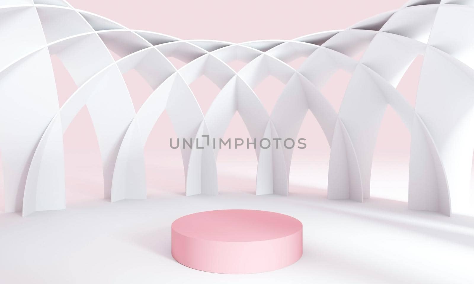 3d rendering background with abstract podium and wall scene background. by N_Design