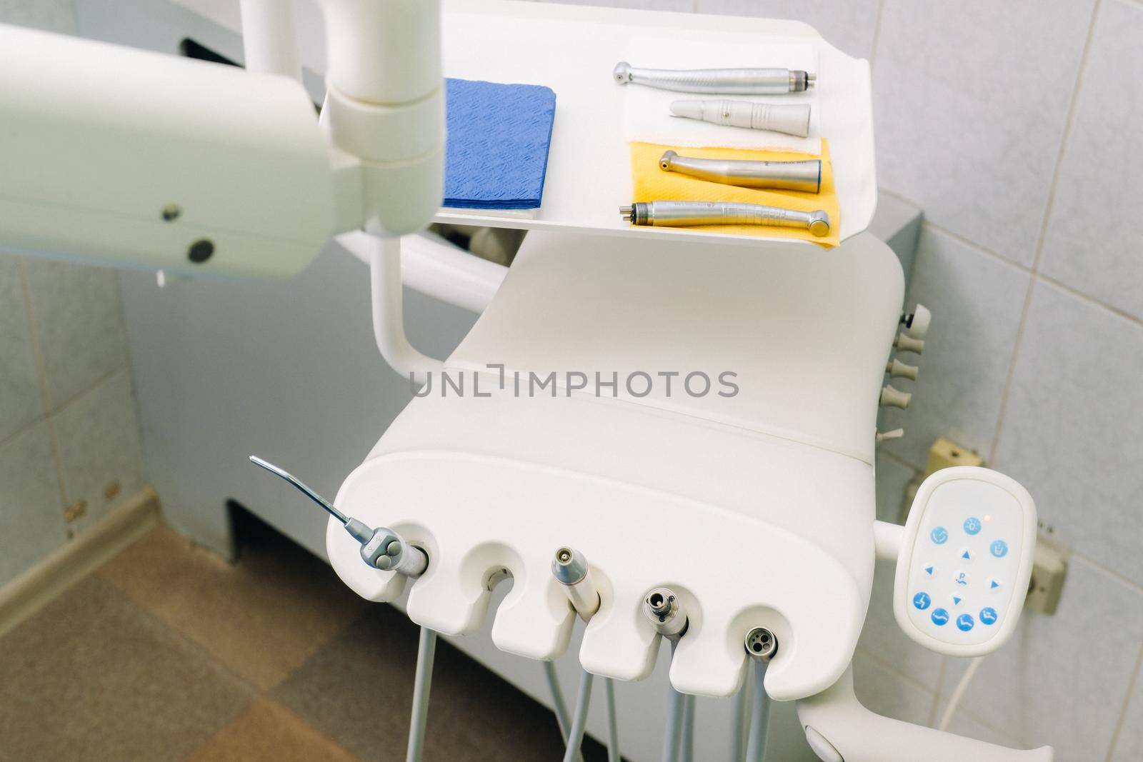 a tool for the dentist before working in his office by Lobachad