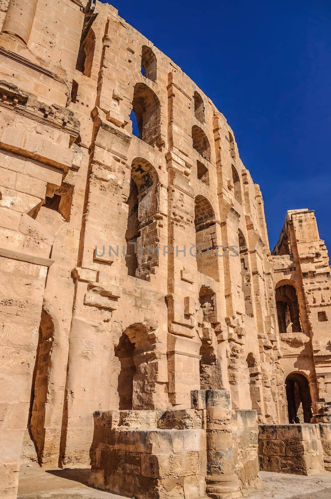 Ruins of the largest coliseum in North Africa. El Jem,Tunisia, UNESCO by Eagle2308