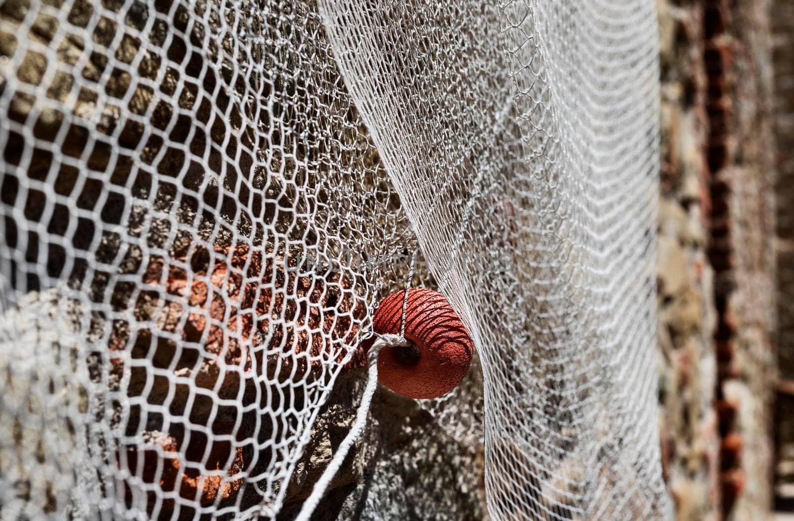 Fishing net and net float by victimewalker