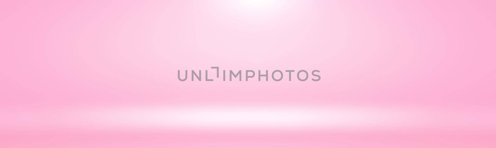 Abstract empty smooth light pink studio room background, Use as montage for product display,banner,template. by Benzoix