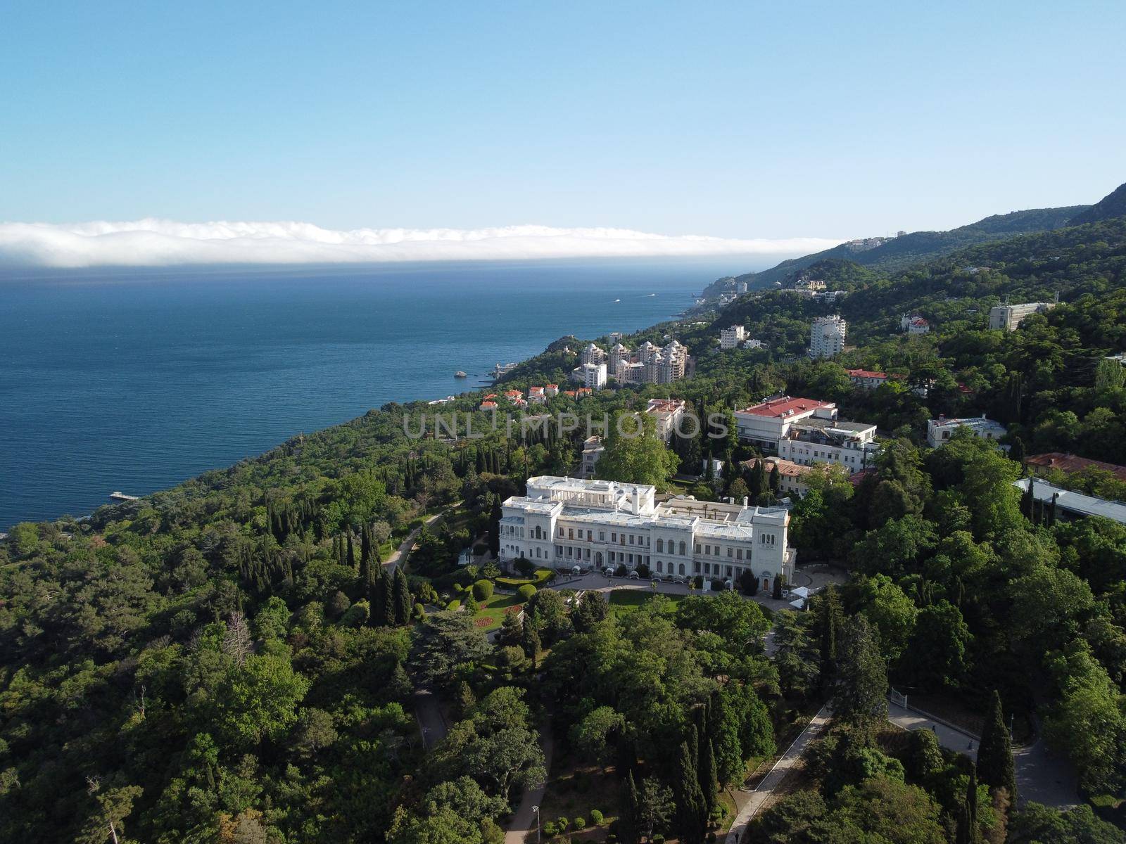 Livadia, Crimea. Livadia Palace - located on the shores of the Black Sea in the village of Livadia in the Yalta region of Crimea,