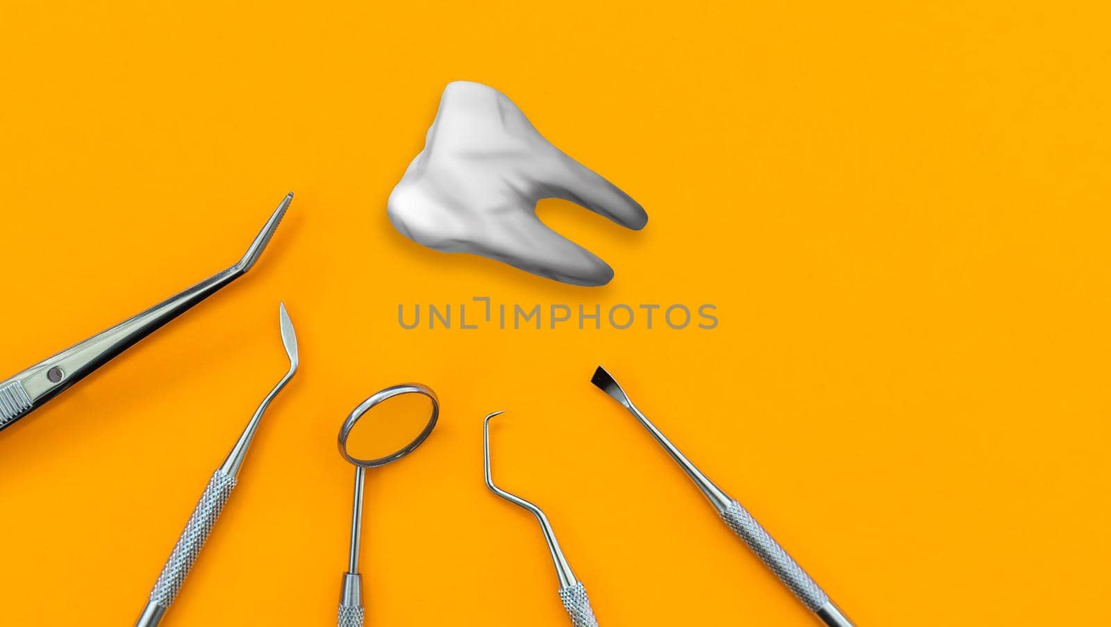 dental instrument and artificial tooth.